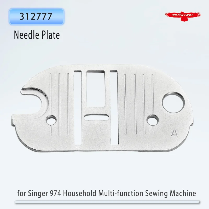 312777 Golden Eagle Needle Plate for Singer 974 Household Multi-function Sewing Machine Parts