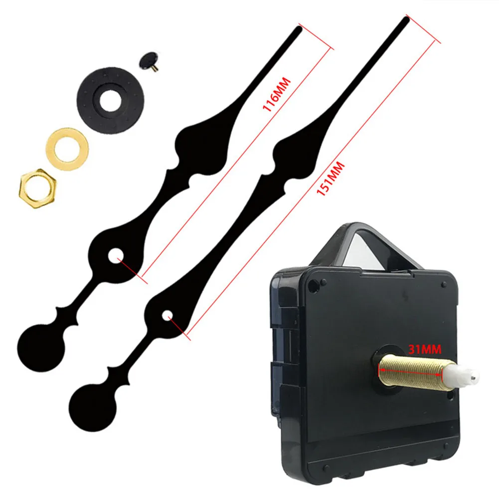 Craft Clock Movement DIY Clock Hands Home Decoration Accurate Timekeeping Clock Replacement Parts For Decorative Clock Projects