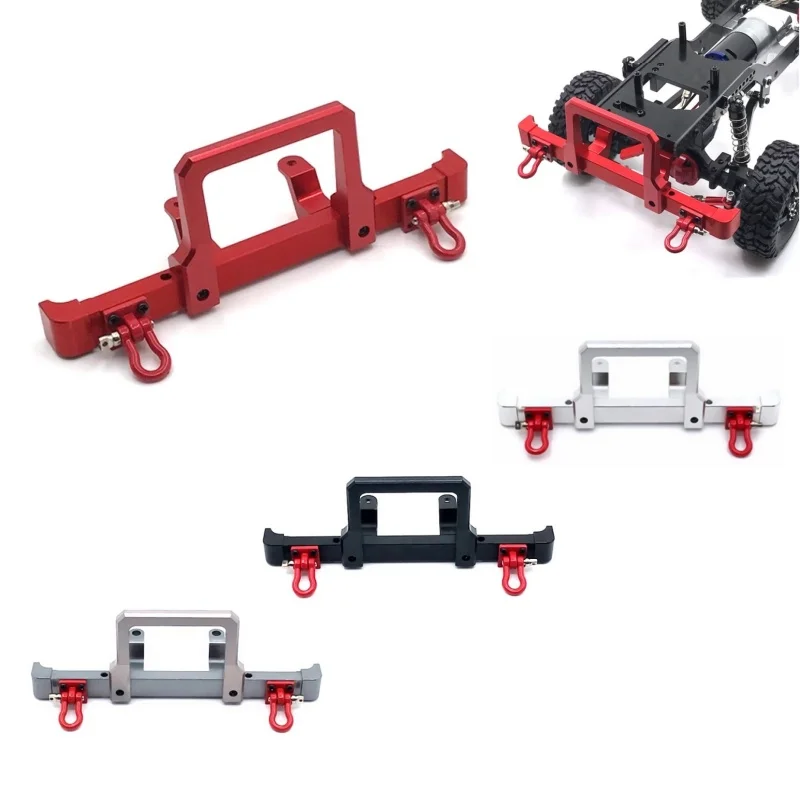 

MN 1/12 D90 D91 D96 MN86 MN99S Metal Front Bumper Guard Bumper With Trailer Hook For RC Car Upgrade Parts