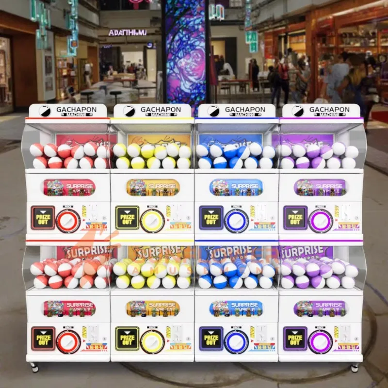 آلة ممر Gacha Gachapon تعمل بقطع النقود المعدنية آلة بيع الألعاب الكبيرة آلة بيع لعبة Gashapon #6