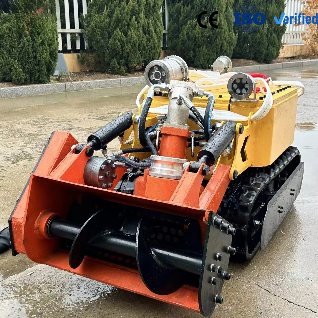 Heavy Duty Remote Control Underwater Dredge Robot with Display for River Pipeline Dredging Cleaning
