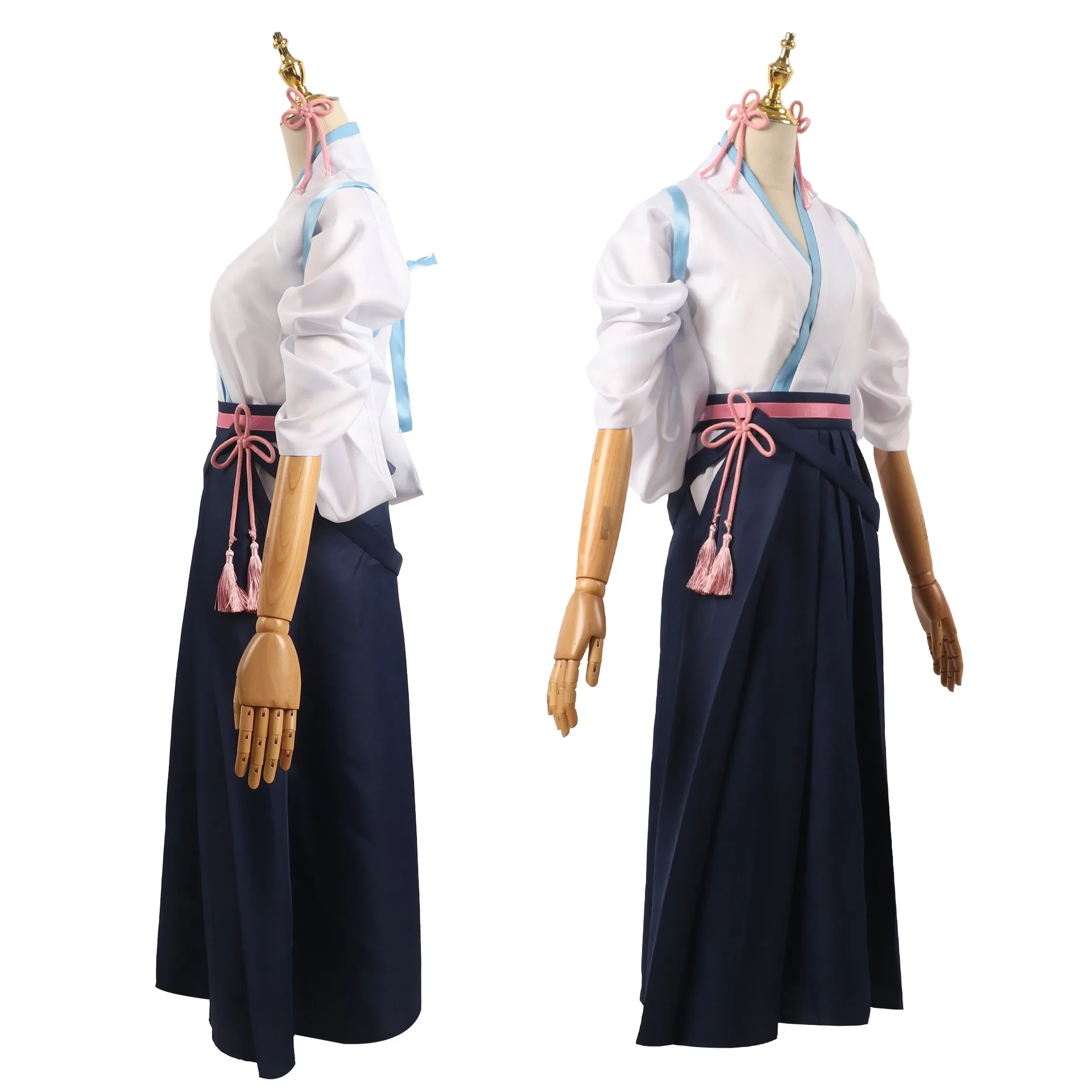 Cos Game Skin Princess Egret Cos Kanori Ayaka Cos Kendo Suit Cos Skirt Suit New Game Anime Clothing