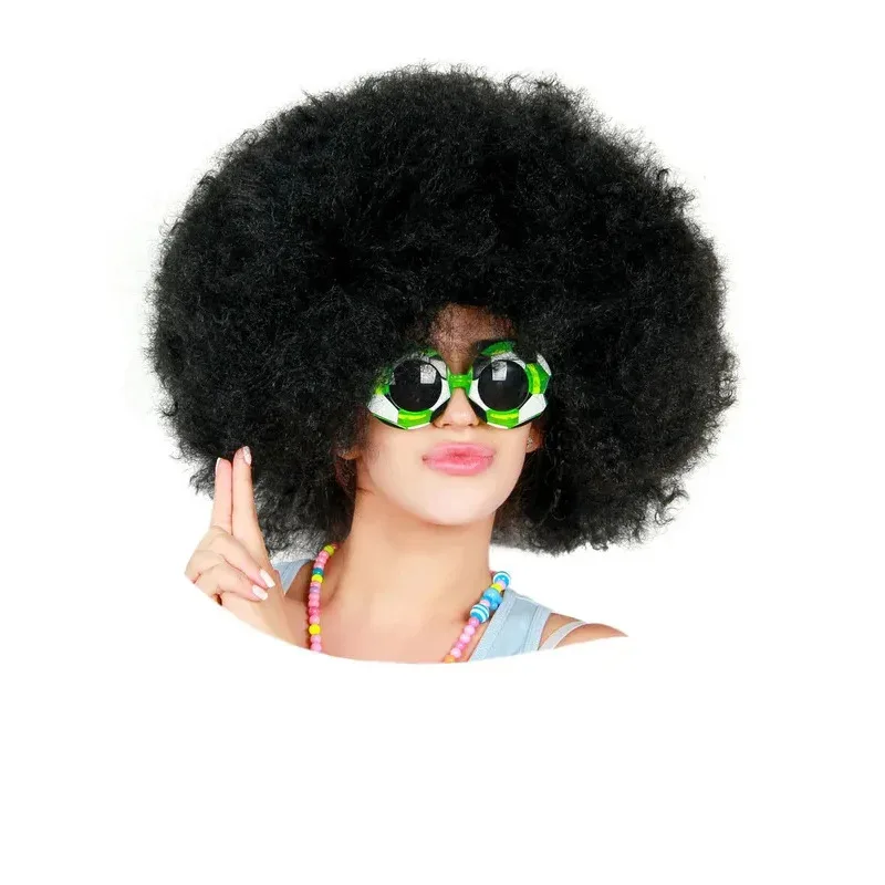 

CySuper Big Unisex Hippie Style Afro Wig for Halloween Costume Party Disco