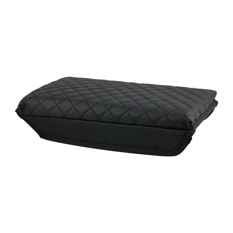 1 PCS For Tesla Model 3/Y Wave Embroider PU Leather Armrest Mat Center Console Arm Rest Protection Cushion Replacement Parts