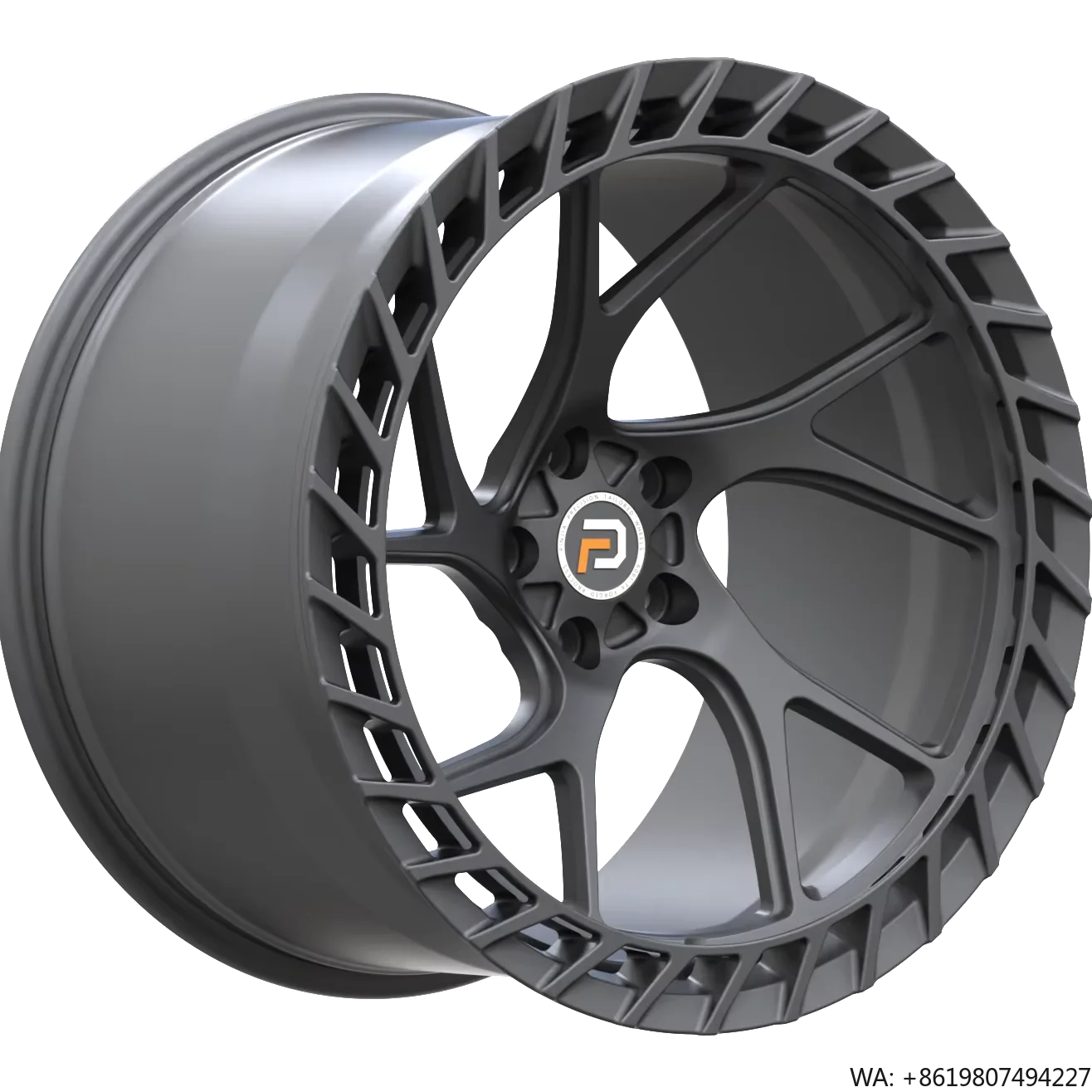 

Pinjia Deep Dish Custom Forged Wheels18 19 20 21 22 23 Inch Multi-spokes Race Car Rims for Passenger Car Wheel