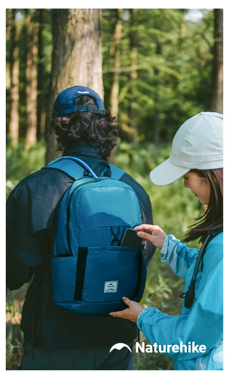 Naturehike Rucksack 18L 22L Ultraleichter wasserdichter Outdoor-Rucksack für Herren und Damen, Camping, Wandern, Umhängetasche – Detail 9