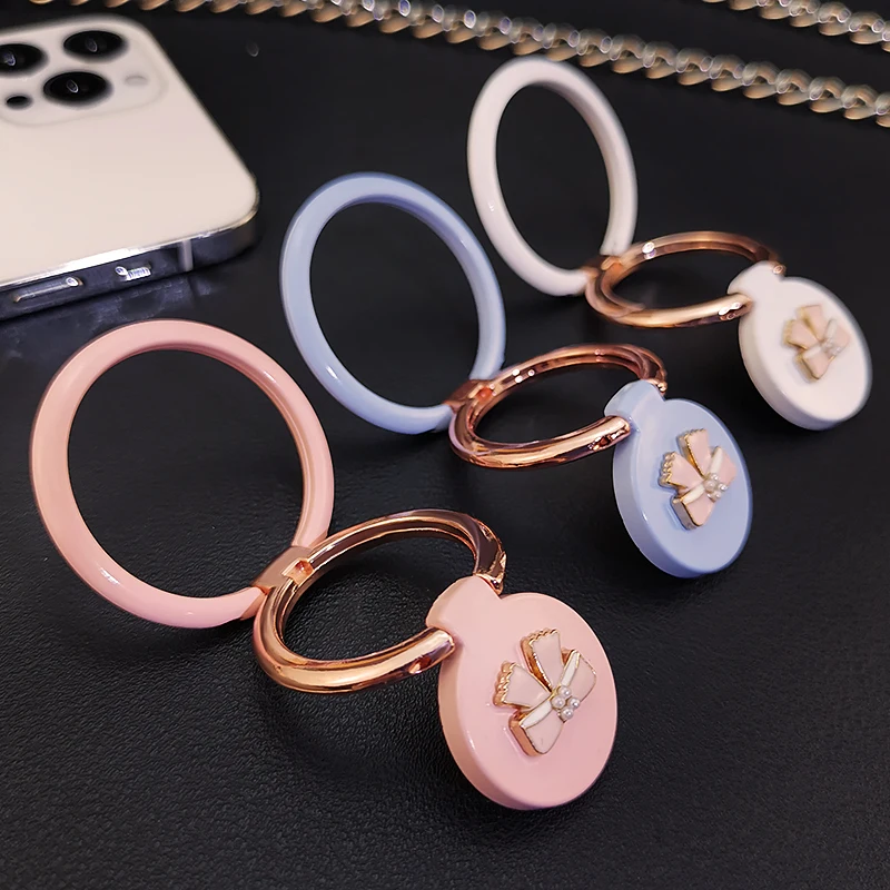 

Double Pull Ring Buckle Finger Ring Desktop Support Frame Folding Phone Case Back Stand Mobile Phone Buckle Finger Ring Bracket