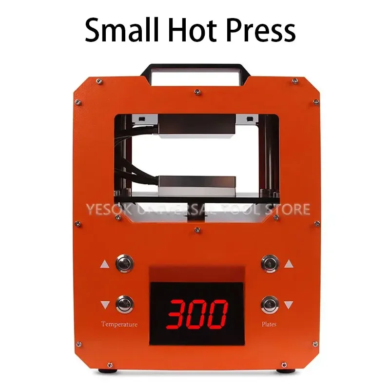 Small semi-automatic hot press rosin machine clamp plate heating hydraulic high-temperature extraction resin hot press machine