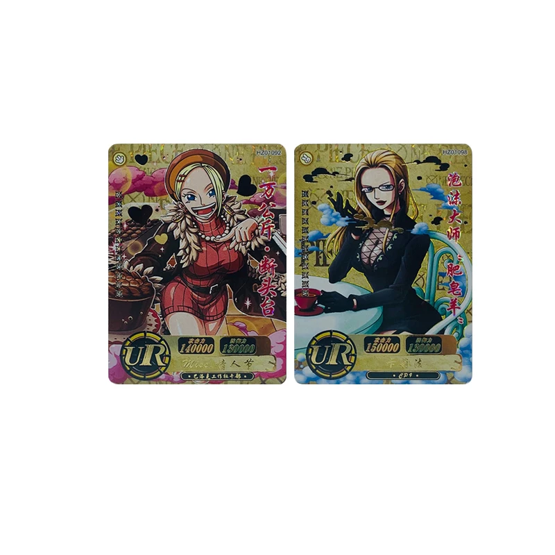 Kolekcjonerskie karty z anime japońskiego ONE PIECE: Burukku Shanks, Usopp, Trafalgar D. Water Law - prezenty świąteczne i urodzinowe, zabawki dla dzieci.