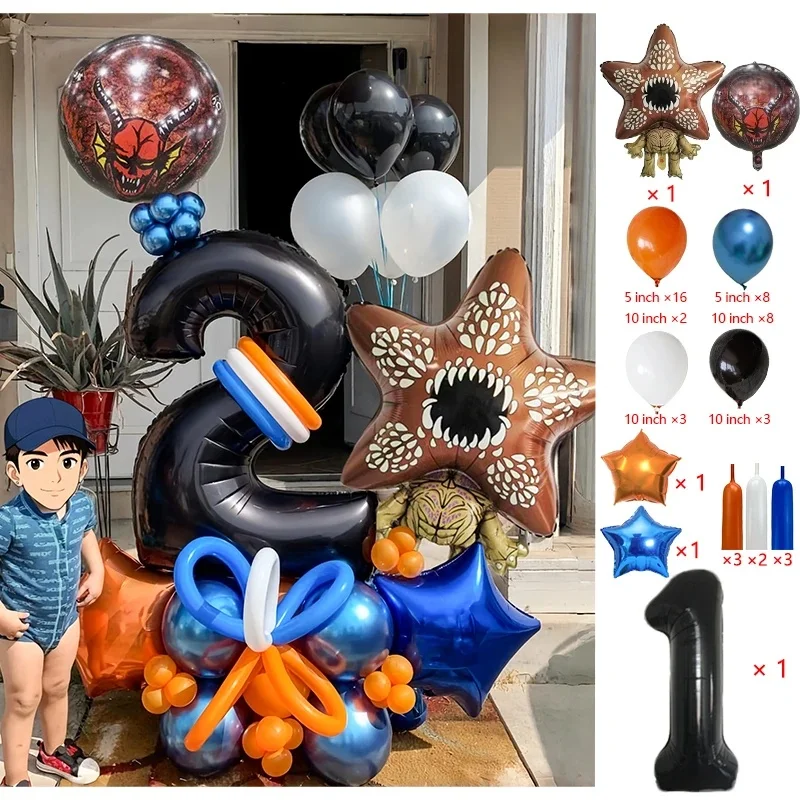 Globos de Látex con Diseño de Flores Carnívoras de la Serie Strange Story, Decoración para Fiestas, Cumpleaños y Navidad