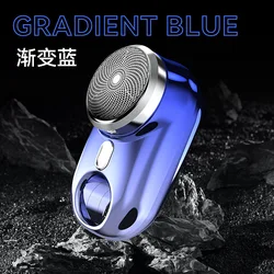 Electric shaver waterproof rechargeable mini shaver floating head keychain beard shaver