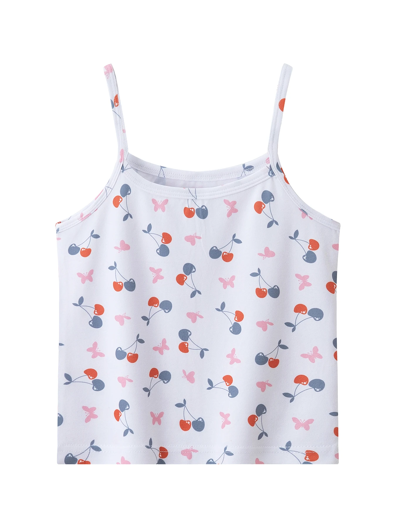4-teiliges Set süßer und niedlicher bedruckter Camisole-Westen für Mädchen für alle Jahreszeiten, bequeme Unterweste, ärmelloses Oberteil für Kinder. – Detail 6