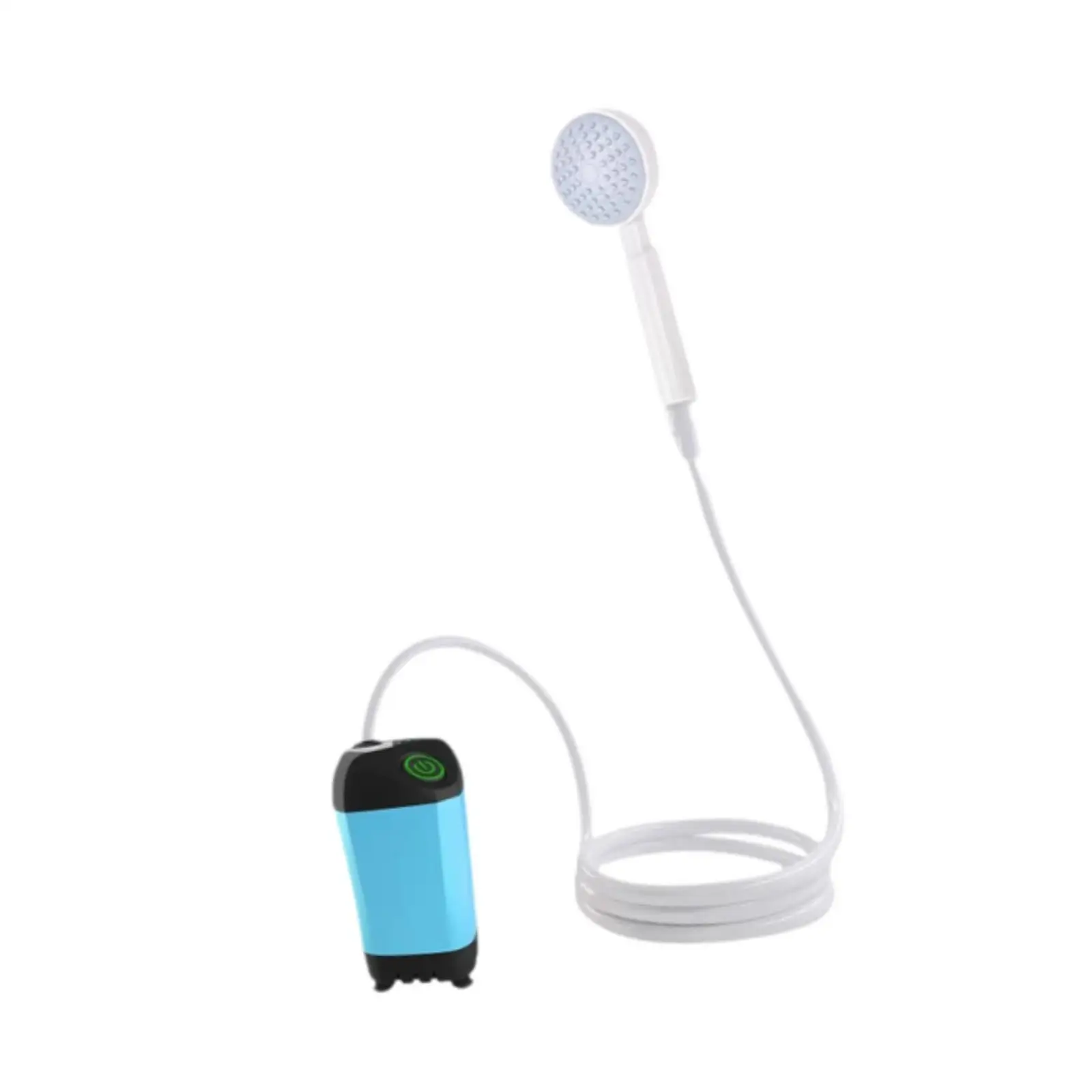 Compact Portable Shower Pump for Camping Outdoor Bathing Watering Plants Car Washing with Automatic Off Protection Feature