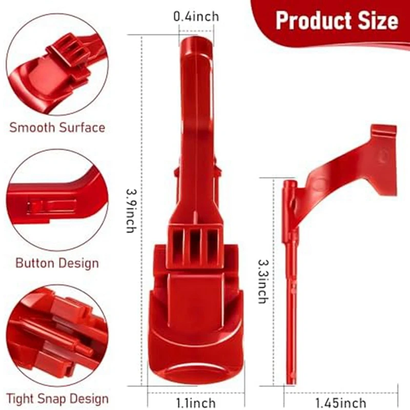 Y21A Vacuum Red Canister Button Release Catch Clips for Dyson DC41, DC41 Animal, DC41 Animal UK, DC43, DC55, DC65