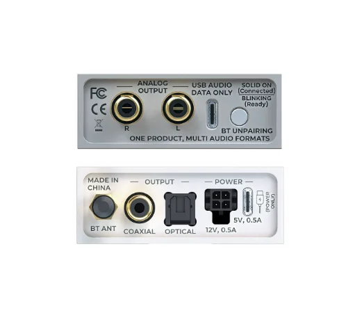QCC5171 Bluetooth 5.3 LDAC Lossless Decoder Coaxial USB Wireless Car Audio Receiver BDC-U