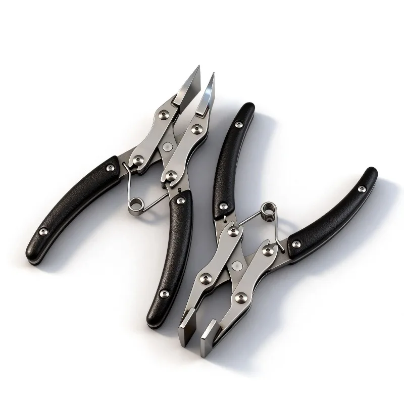 Leather Products Fold Edge Flat Mouth Pliers DIY Leather Crafts Backpack/shoes Auxiliary Flatten Clip Mouth Pliers Leather Tools