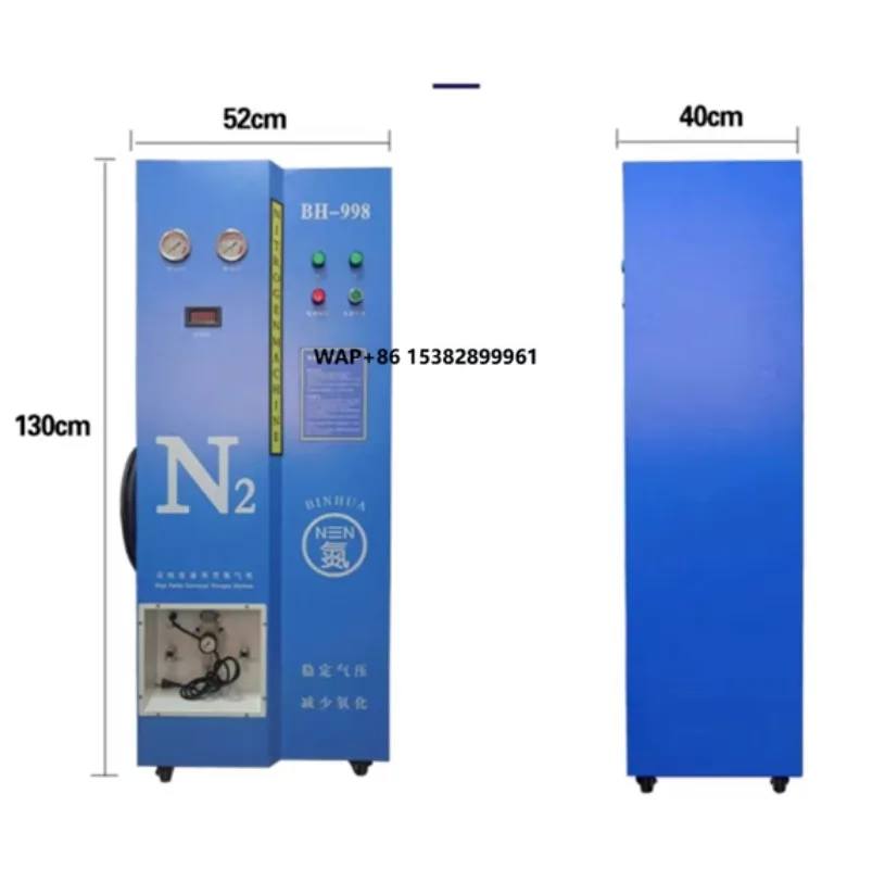 99% Pure Nitrogen Generator High-Pressure Automatic Inflator Machine for Car and Truck