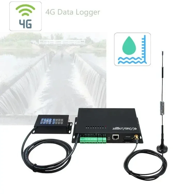 4G Gprs Gsm Programmable Controller Temperature and Acoustic Leak Detection Water Leak Detector 4g Data Logger