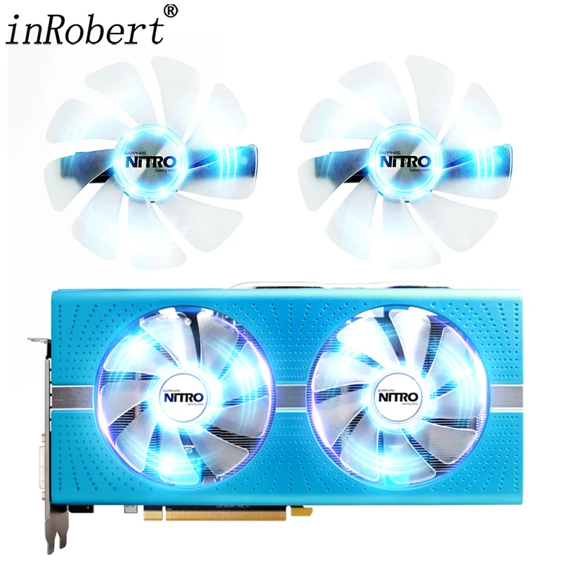 CF1015H12D 95mm GPU card cooler fan For Sapphire NITRO RX590 RX580 8G OC RX480 8G RX570 4G RX 470 4G GDDR5 Video card cooling