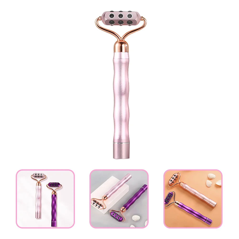 Rodillo de masaje Facial de Jade, herramienta antienvejecimiento vibratoria para estiramiento de la piel, estiramiento Facial, dispositivo de belleza portátil reafirmante