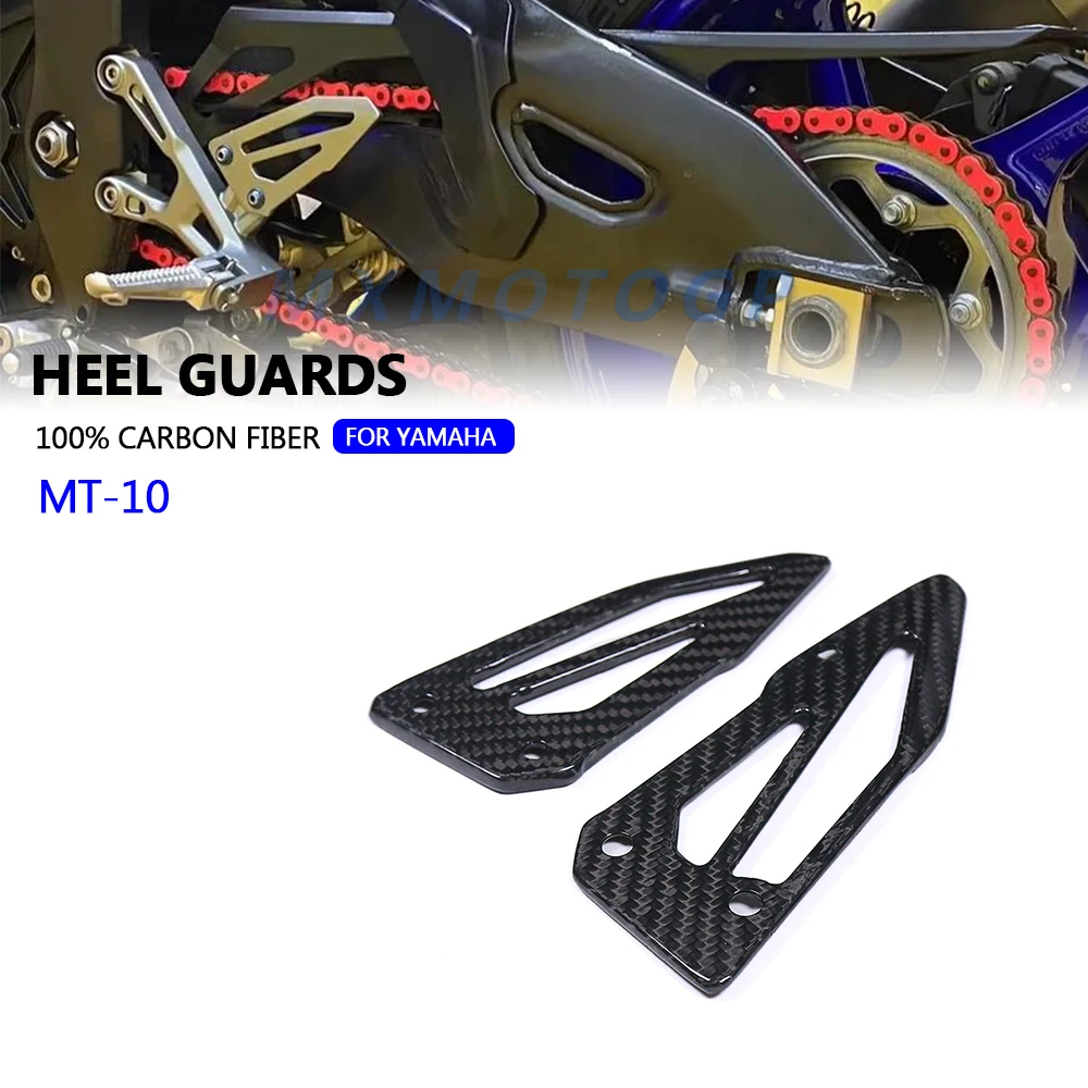 

For Yamaha MT-10 MT 10 MT10 FZ-10 FZ10 2016 - 2019 2020 2021 Motorcycle 3K Carbon Fiber Heel Guards Fairing