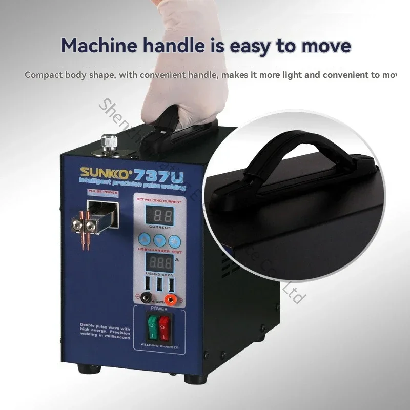 1PC  Spot Welder Small Precision Digital Display Battery Spot Welding Machine 18650 Lithium Battery Impact Welding Machine