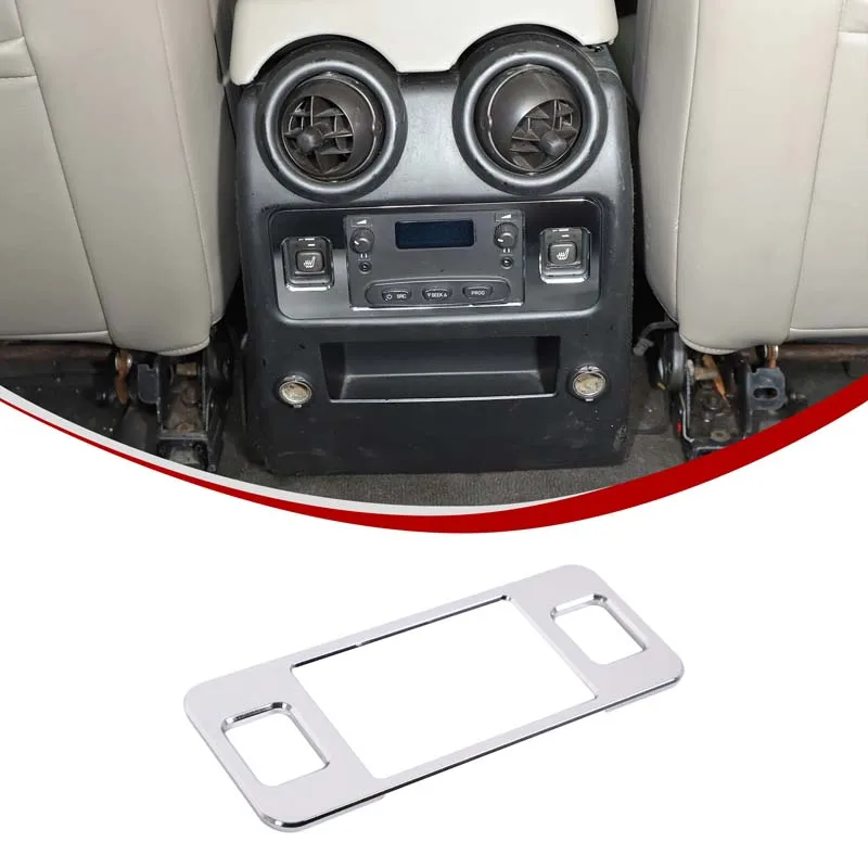 

Для Hummer H2 2003-2007 алюминиевый сплав серебристый автомобиль задняя выхлопная кнопка вентиляционного отверстия рамка декоративная наклейка аксессуары для салона автомобиля