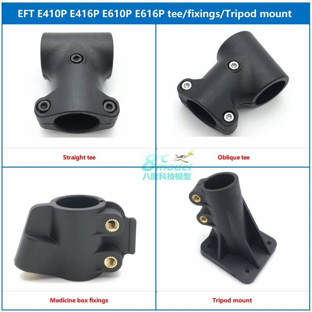 Accessoires de importateur pour EFT E410P, E416, E610, E616, produit chimique précieux, connecteur à trois voies, train d'atterrissage