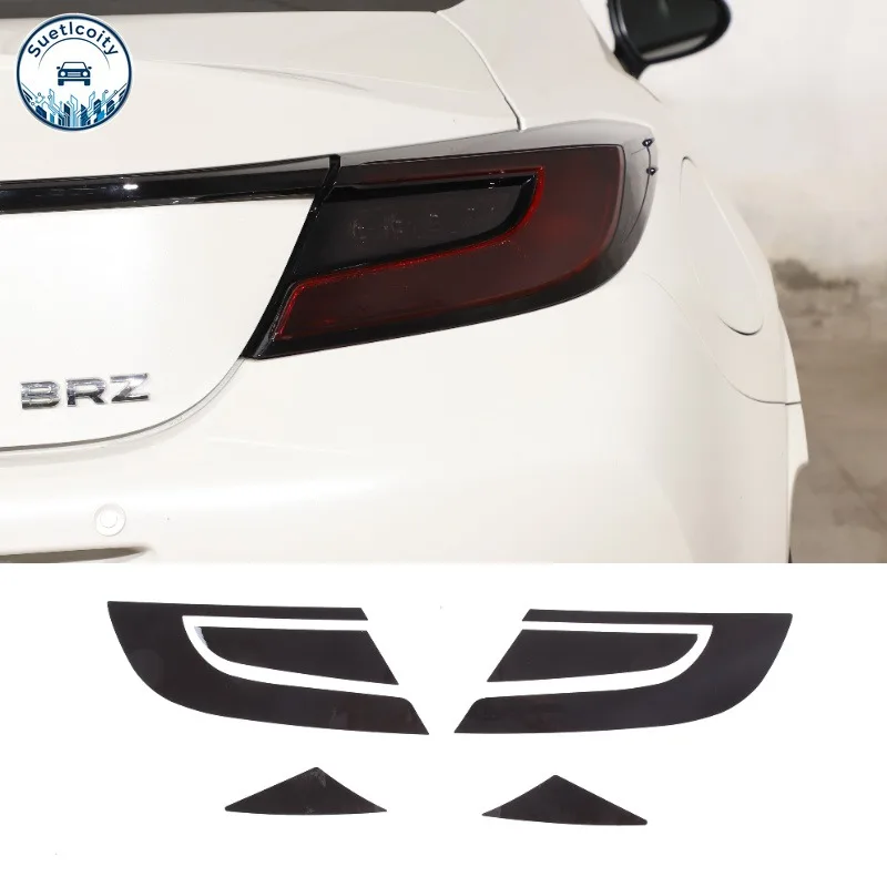 Exterior Car Accessories For Subaru BRZ 2022-2026 Pvc Black Car Rear Tail Headlights Reversing Light Light Film Sticker