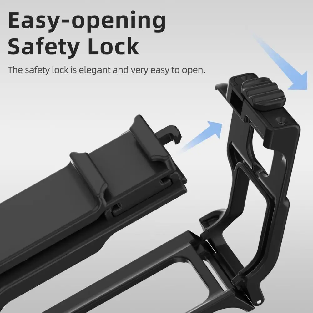 Cámara deportiva con mango de cámara de calle integrado Compatible con DJI Osmo Action 3/4/5 Pro para un agarre estable y cómodo