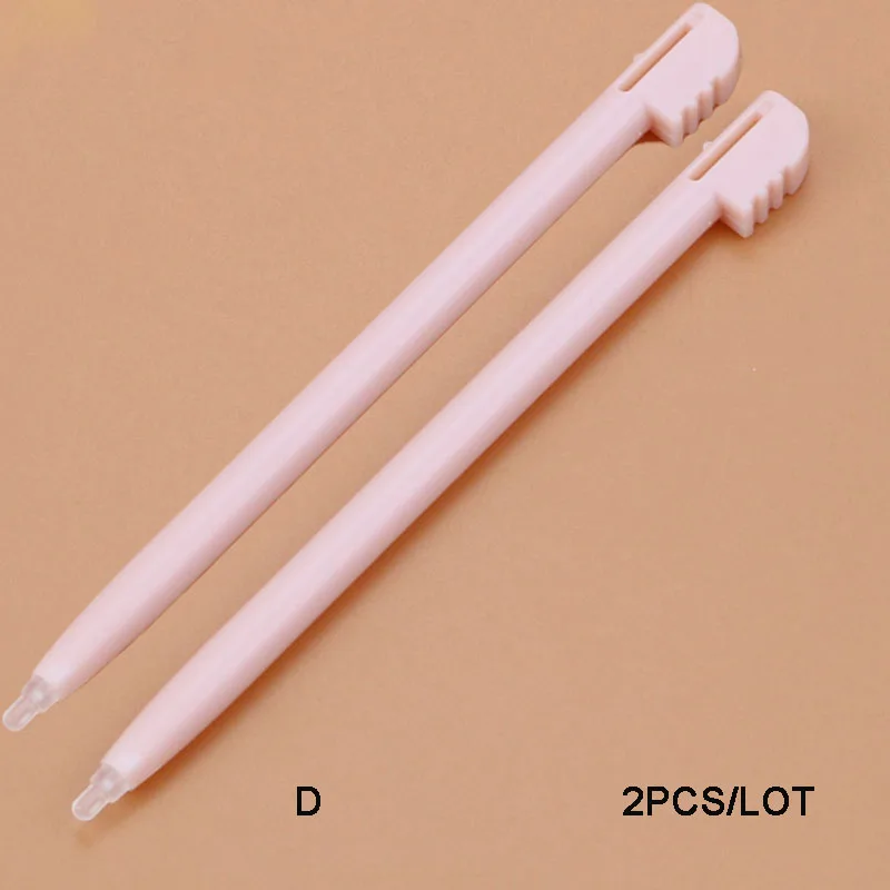 YuXi 2 buah untuk NDS NDSL NDSI XL pena plastik pena tulisan tangan layar pena layar sentuh pena permainan konsol pena resistensi sentuh