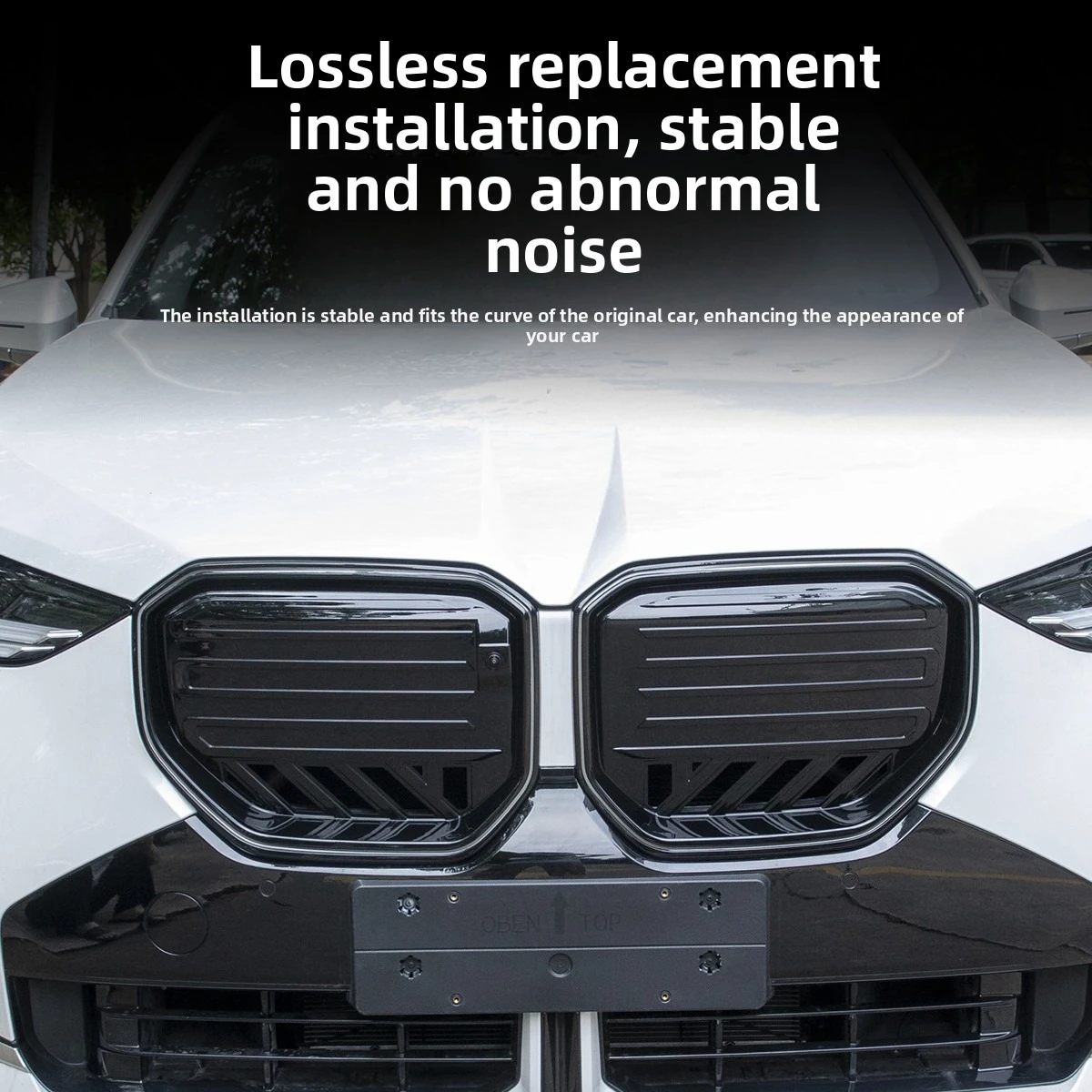 BMW X3 G45 2025 2026 2027用 G45フロントキドニーグリル ABSブラック