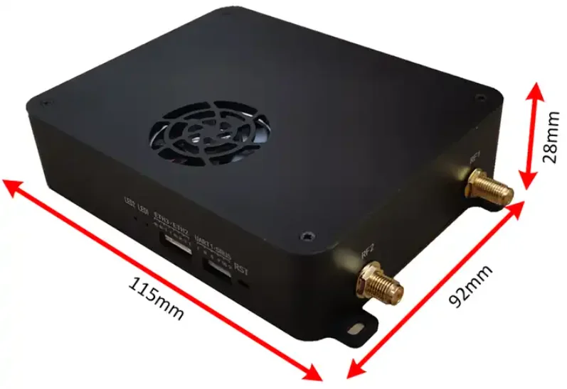 Sistema de controle remoto de telemetria de rádio FPV Comunicação de longo alcance Vídeo Data Link Transmissor Receptor Rede de malha sem fio