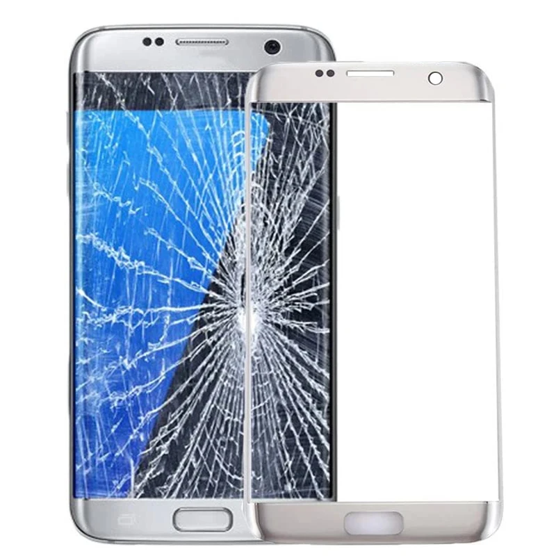 Touch Screen Front Glass For Samsung Galaxy S7 Edge G935 G935F LCD Display External Glass Replacement Free Adhesive