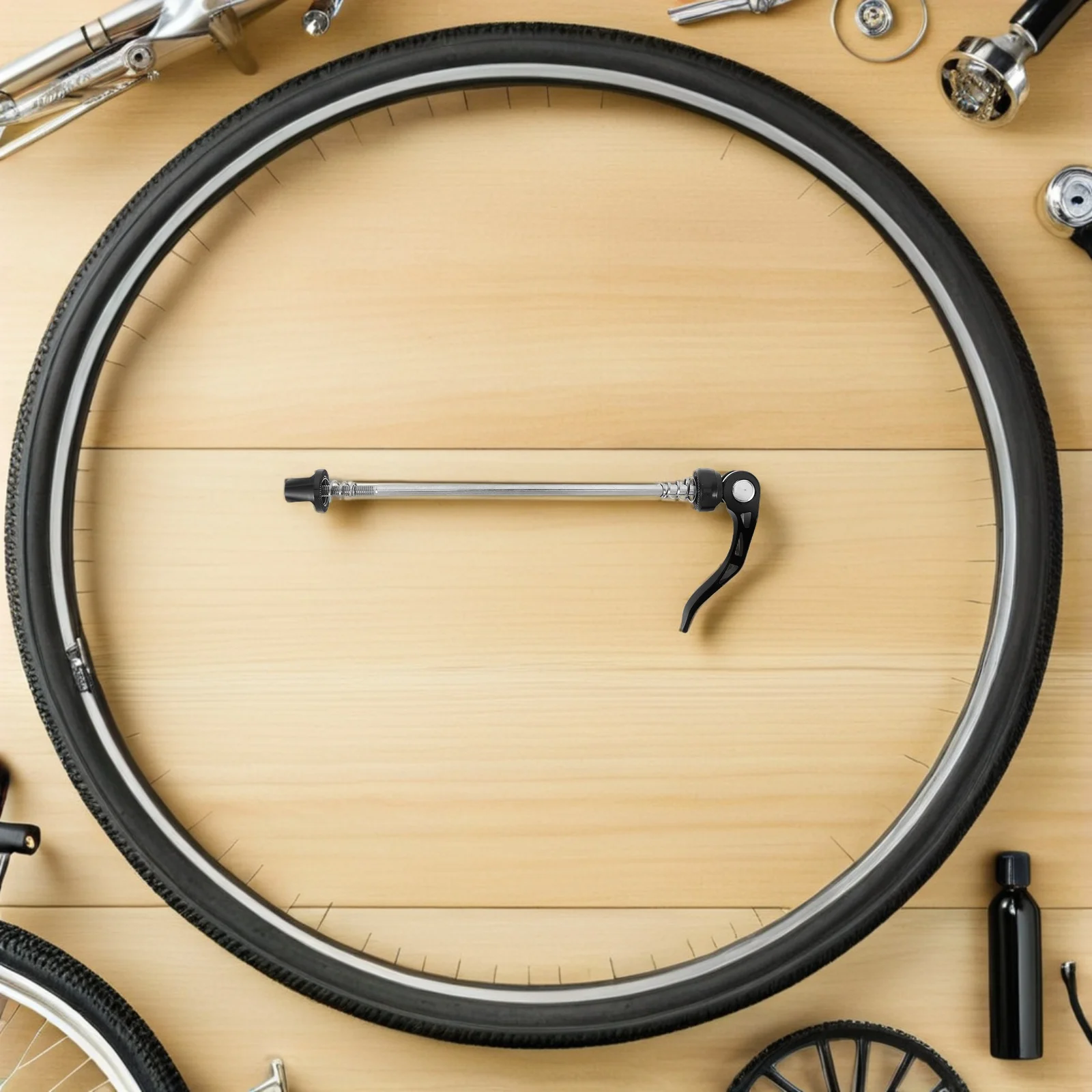 

Mountain Bike Quick Release Skewer 142Mm Steel Axle Front Rear Wheel Fast Installation Cycling Accessories Road Bike Parts