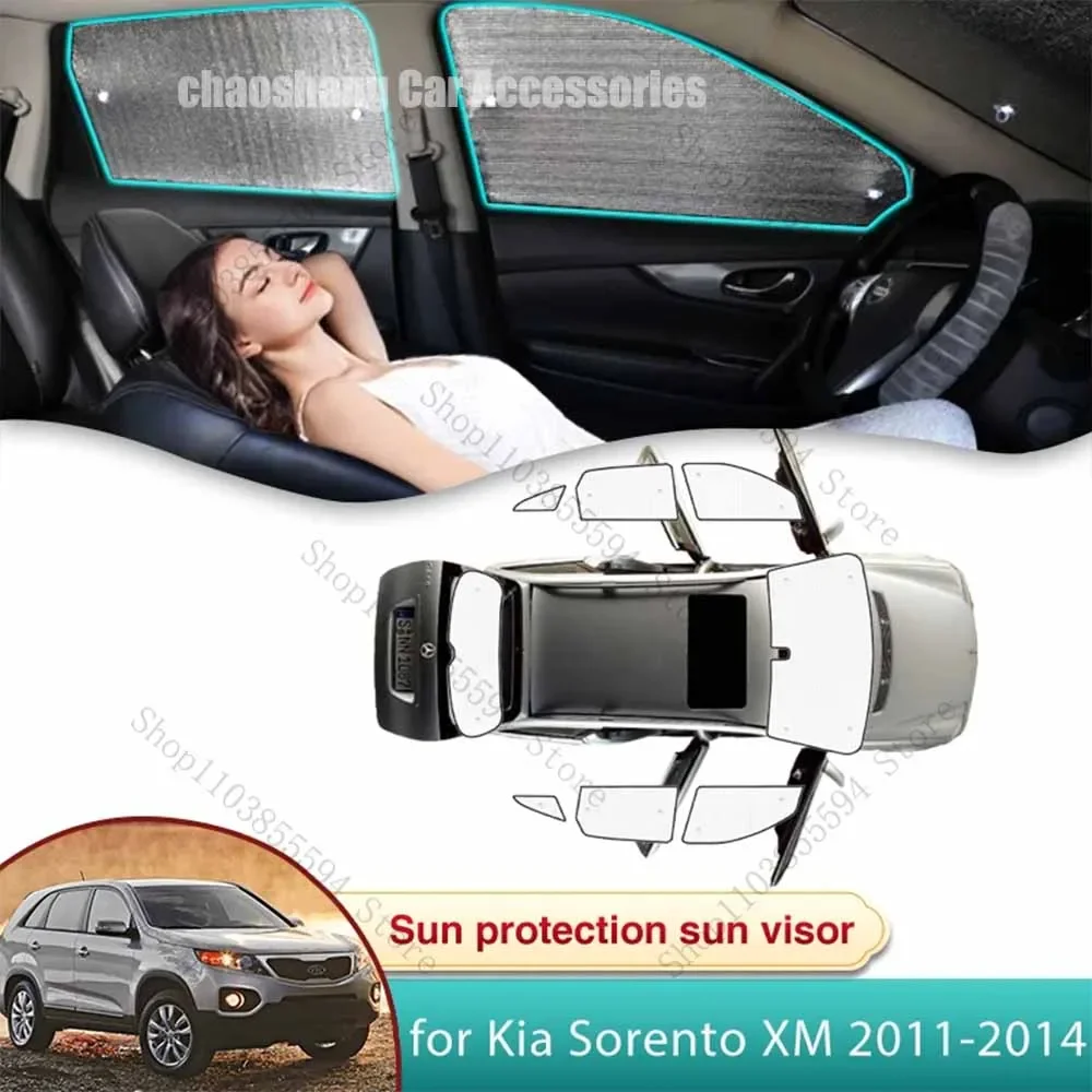 

Car Sun Shade for Kia Sorento XM 2011 2012 2013 2014 Accessories Sunshade Windshield Side Window Privacy Shading Parts Anti-UV