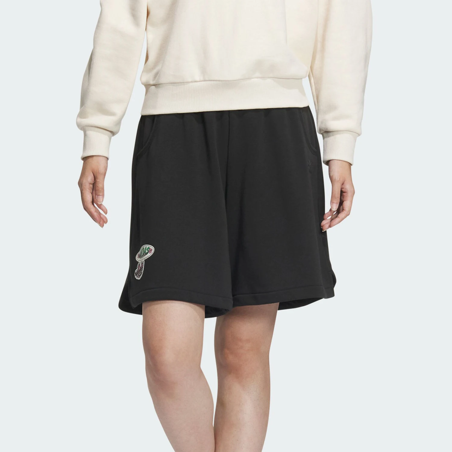 

Adidas genuine genuine Originals Breathable Lace-Up Knit Women's Sport Shorts IW6302