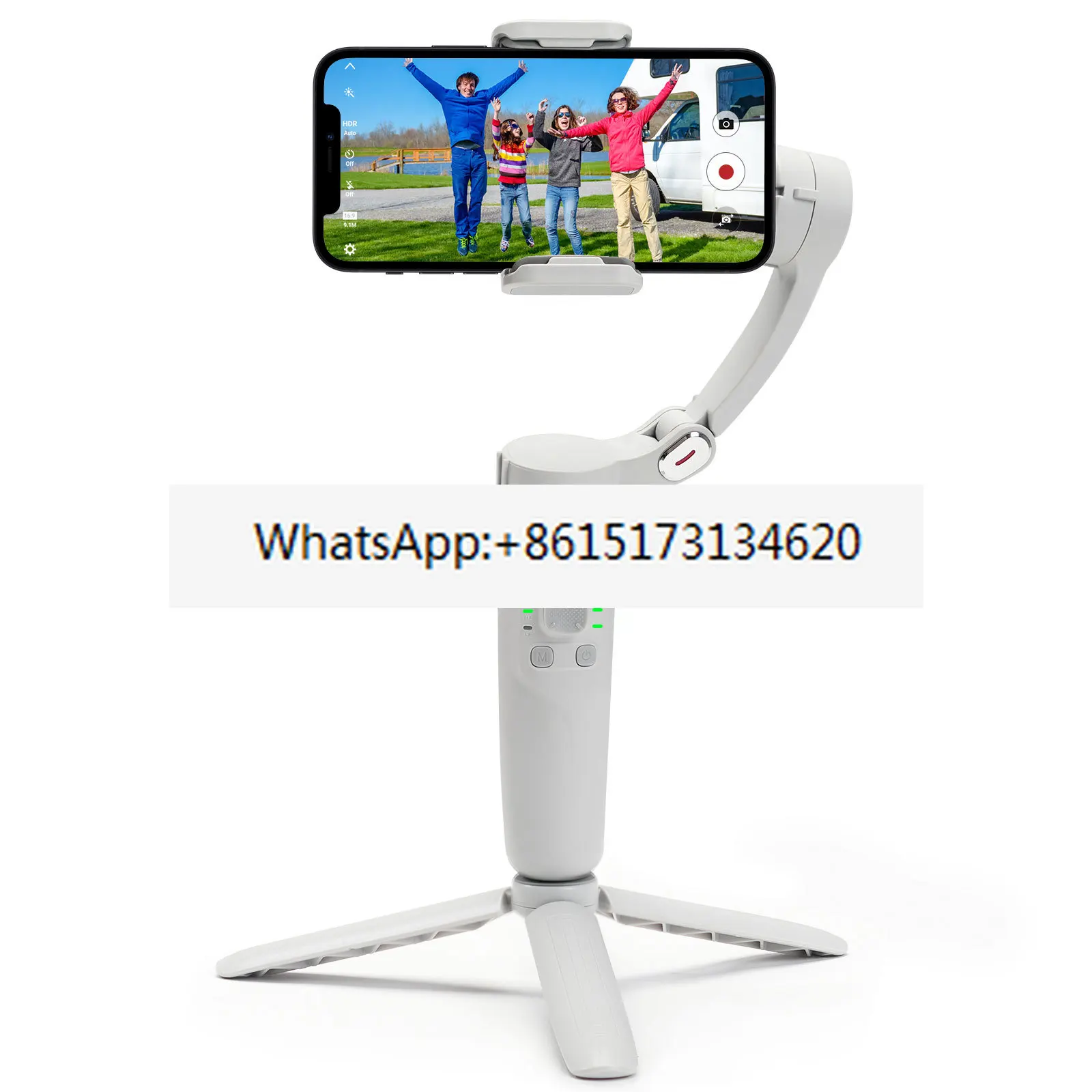 

2025 New Foldable 3 Axis Smart Gimbal Mobile Phone 360 Rotation Ai Auto Face Tracking Gimbal Stabilizer for iPhone