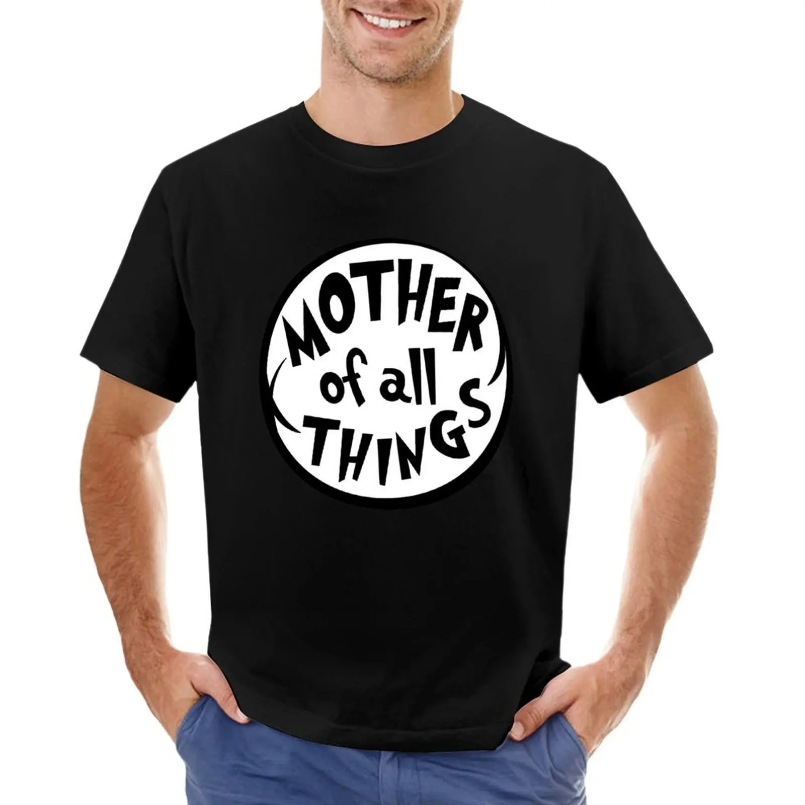 Dr.Seuss Mother Of All Things Emblem T-Shirt vintage clothes oversized graphic tee mens designer t shirt