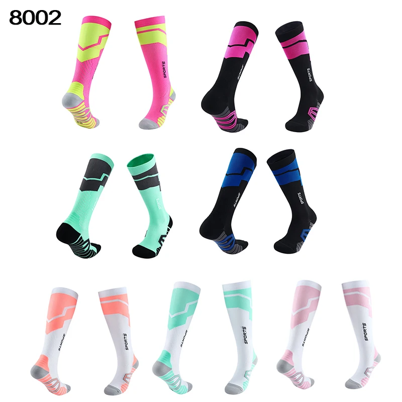 Women Compression Socks Marathon Running Outdoor Sports Compress Nylon Cool Girls Socks