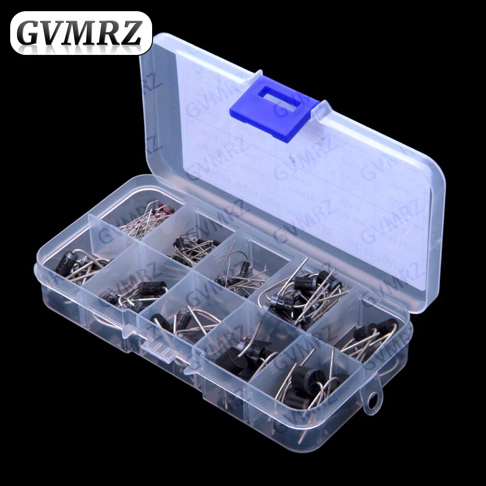 10Values 1N5822 SR3100 Schottky 10A10 rectifier fast recovery diode 1N4148 1N4007 1N5819 1N5408 1N5822