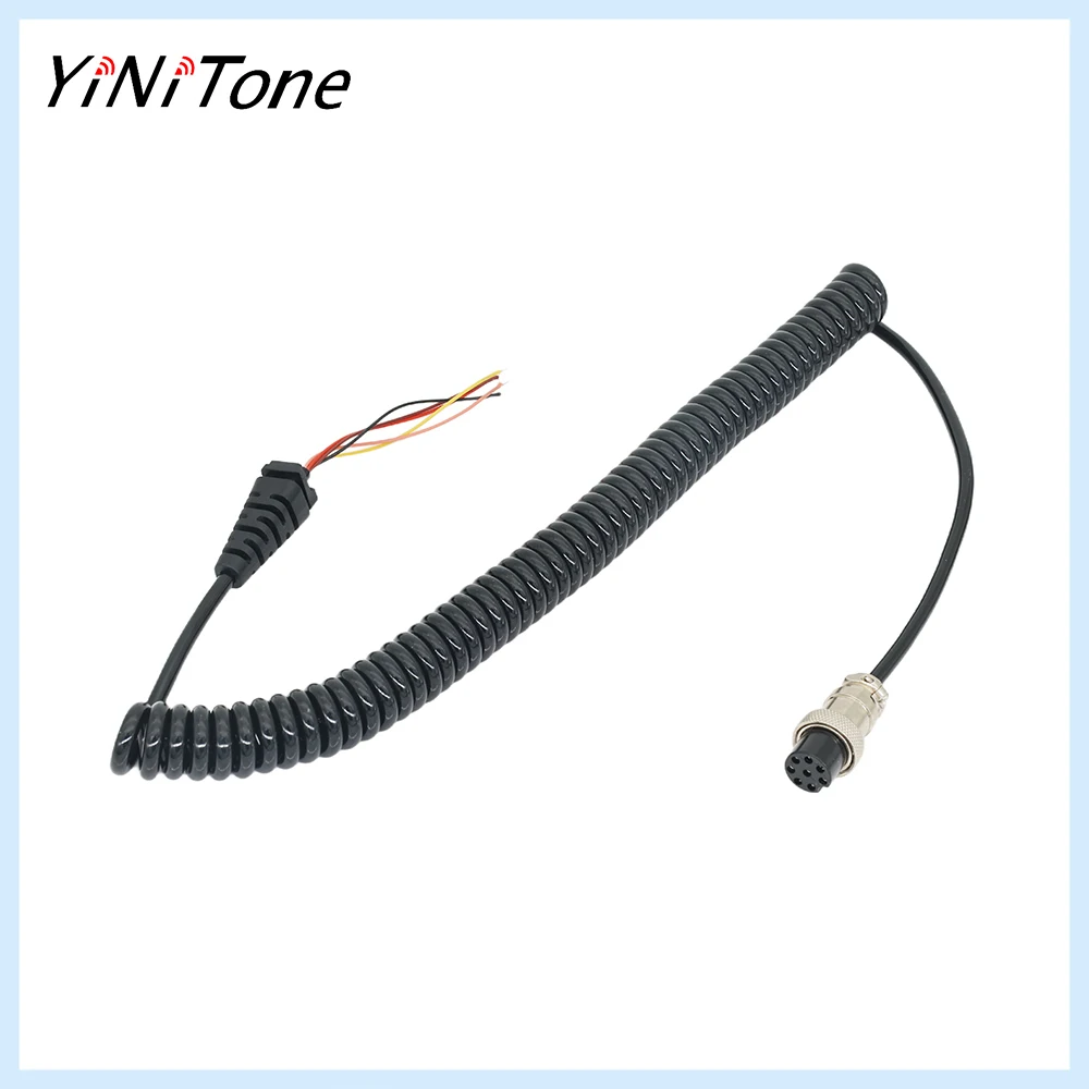 HM-219 hand microphone abrasion resistance Replacement parts 8-pin round plug cable for Icom IC-7300