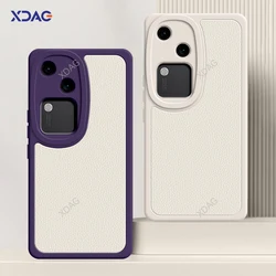 Lambskin Square Phone Case for VIVO V30 5G 6.78