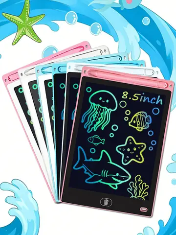 8.5 Inch LCD Writing Tablet Digital Drawing Tablet Handwriting Pads Portable Electronic Doodle Blackboard Travel Educational Toy
