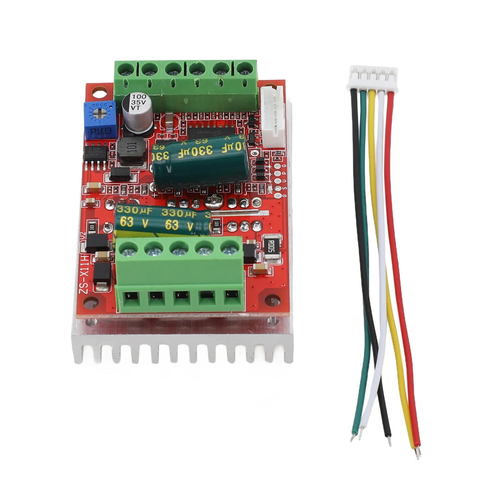 ZS X11D1 400W Motor Driver Board For 12V 24V 48V Systems Hall Sensor Compatible 5V Auxiliary Supply VCC Main Power Input
