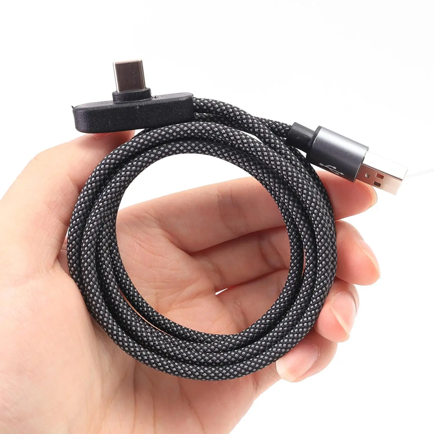 100W Fast Charging Cable Right Angle 90 Degree USB C Type C Data Cord Mobile Phone Fast Charging Data Cable for iPhoneSamsung MI