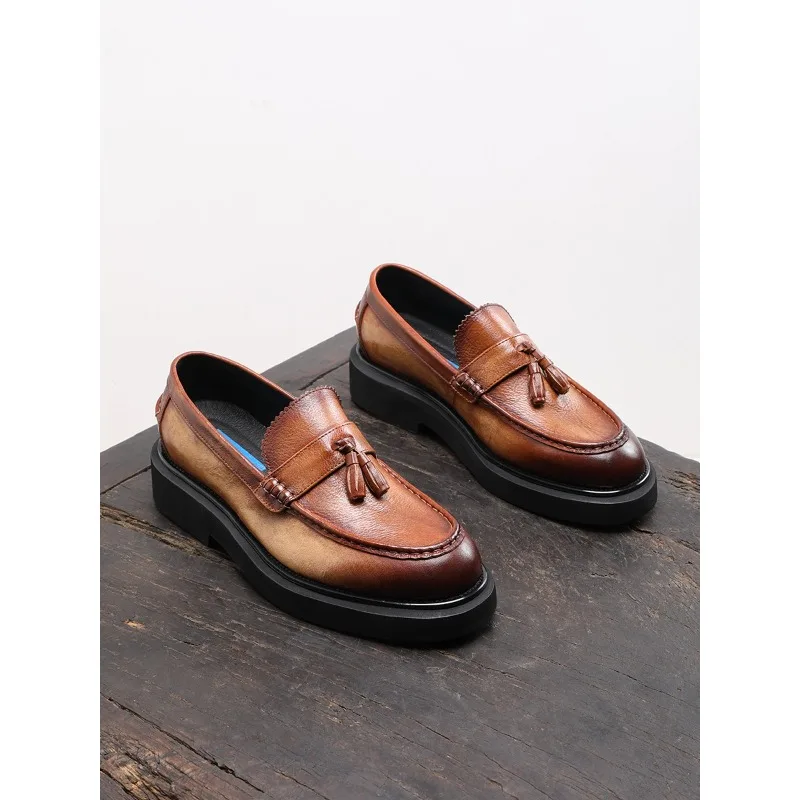 Mens Genuine Leathe…