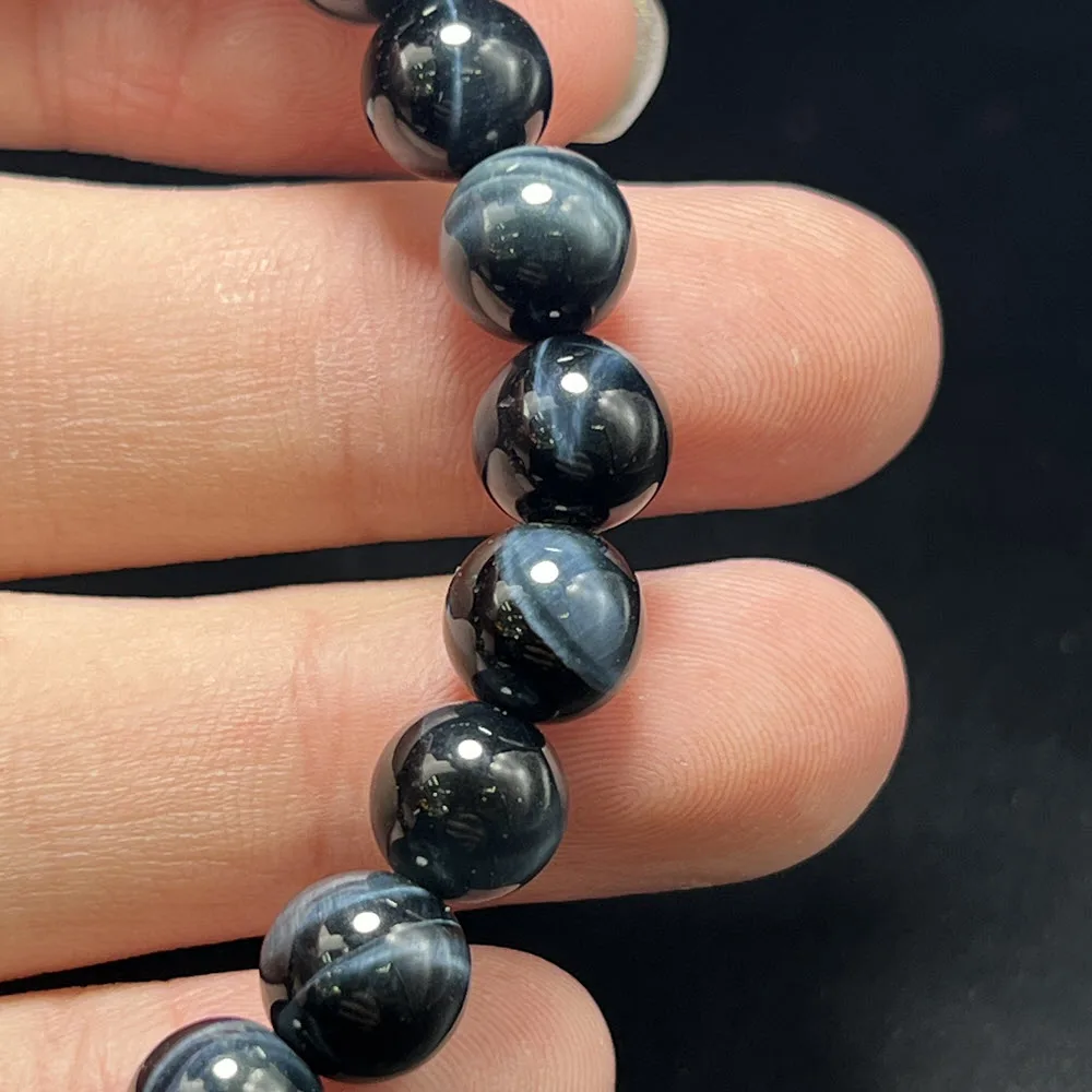 Best Quality Blue Tiger Eye Bracelet Tiger's Eye 8mm Men Stone Bracelet Women Bracelet Adult Women Hand Jewelry For Mother Gift