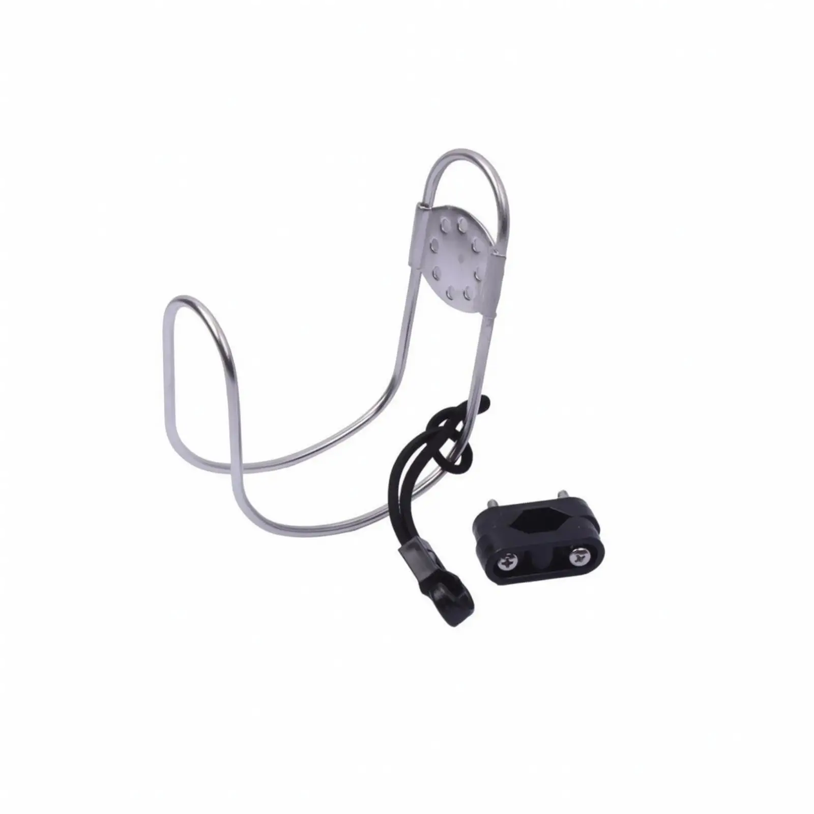 Life Buoy Mounting Bracket with Strap | Stainless Steel Construction, Space Saving Design, C-shaped life buoy Bracket, for Boats