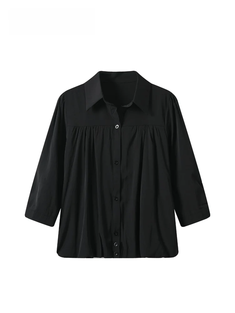 

CaraCLUB Large Size Ne ort Sve irt Women's Faionable Versatile Spring New Sle Casual Loose Fit Polyester Fiber